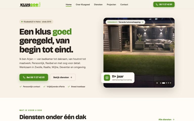 Mijn ontwerp voor Klusgoed